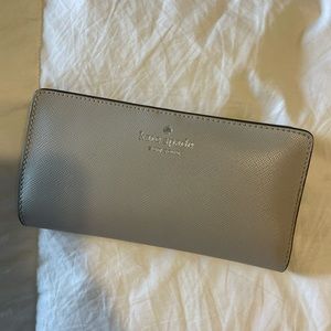 Gray Kate Spade wallet